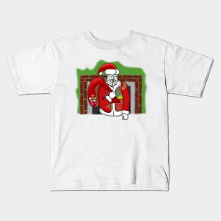 Merry Christmas two santa Kids T-Shirt